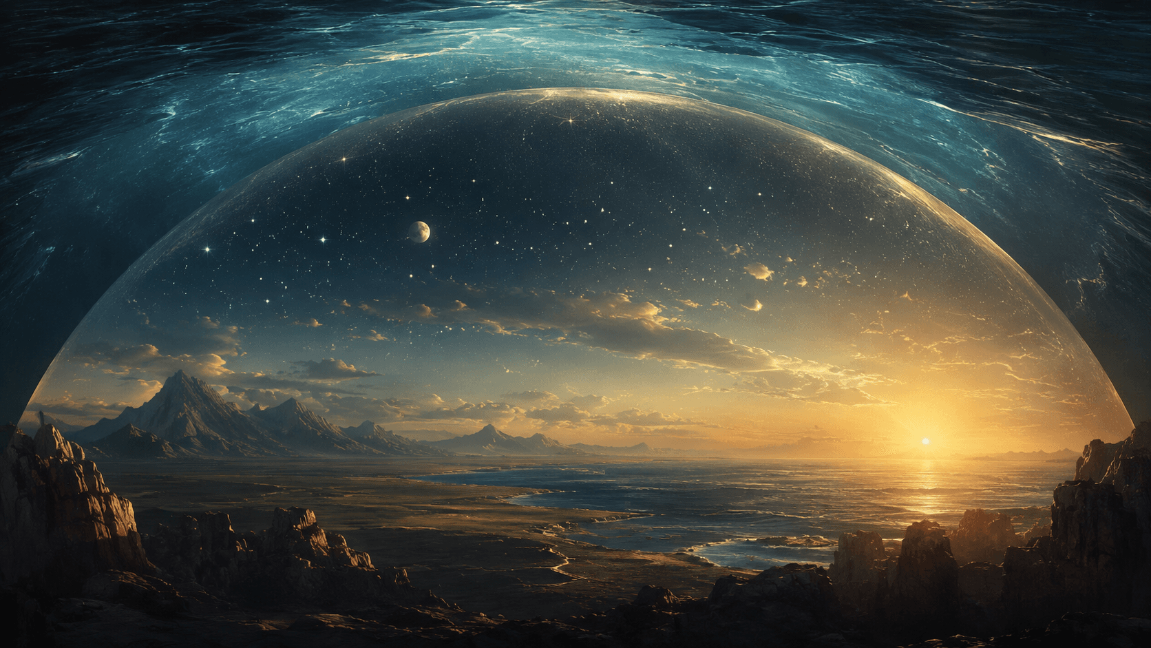 “…that stretcheth out the heavens as a curtain, and spreadeth them out as a tent to dwell in.” (Isaiah 40:22)