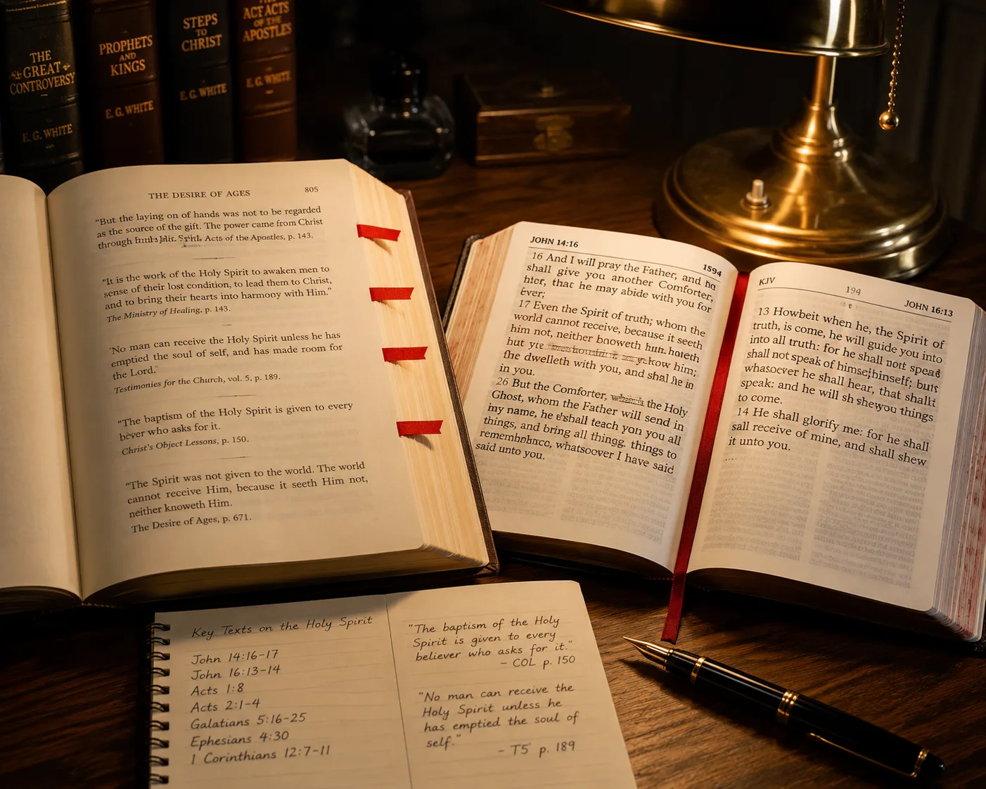 Who is the Holy Spirit, according to Ellen White?