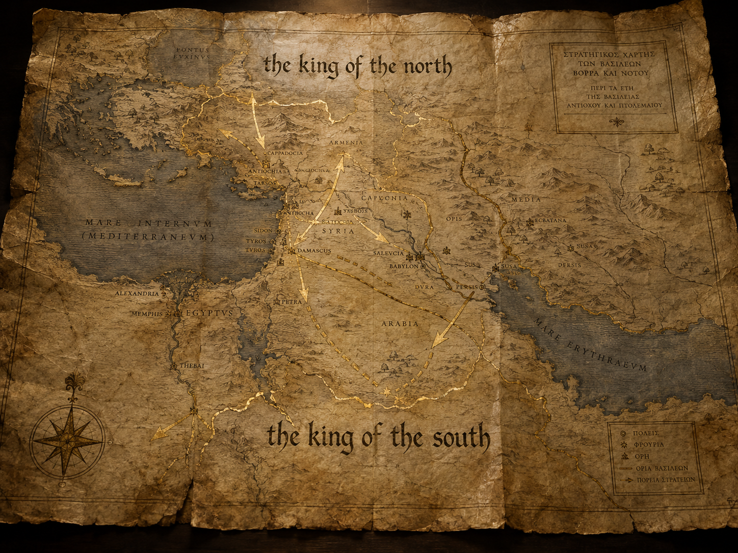 The kings of the South and the North