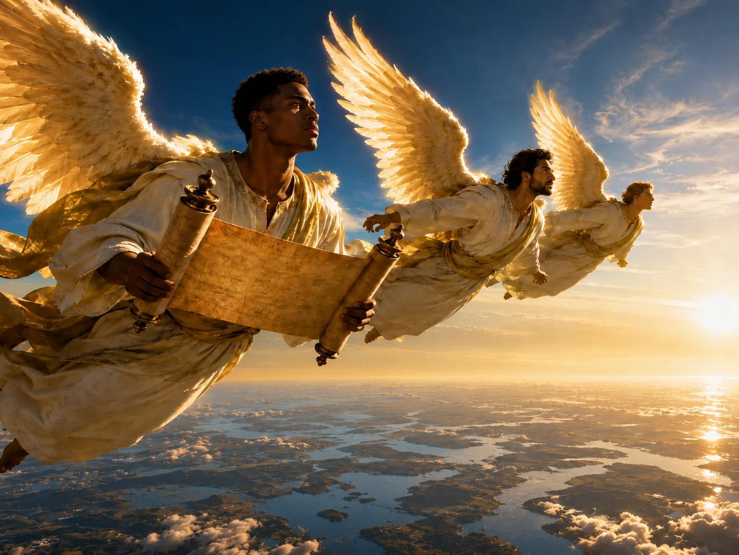 The 144,000 and the three angels — figure 2